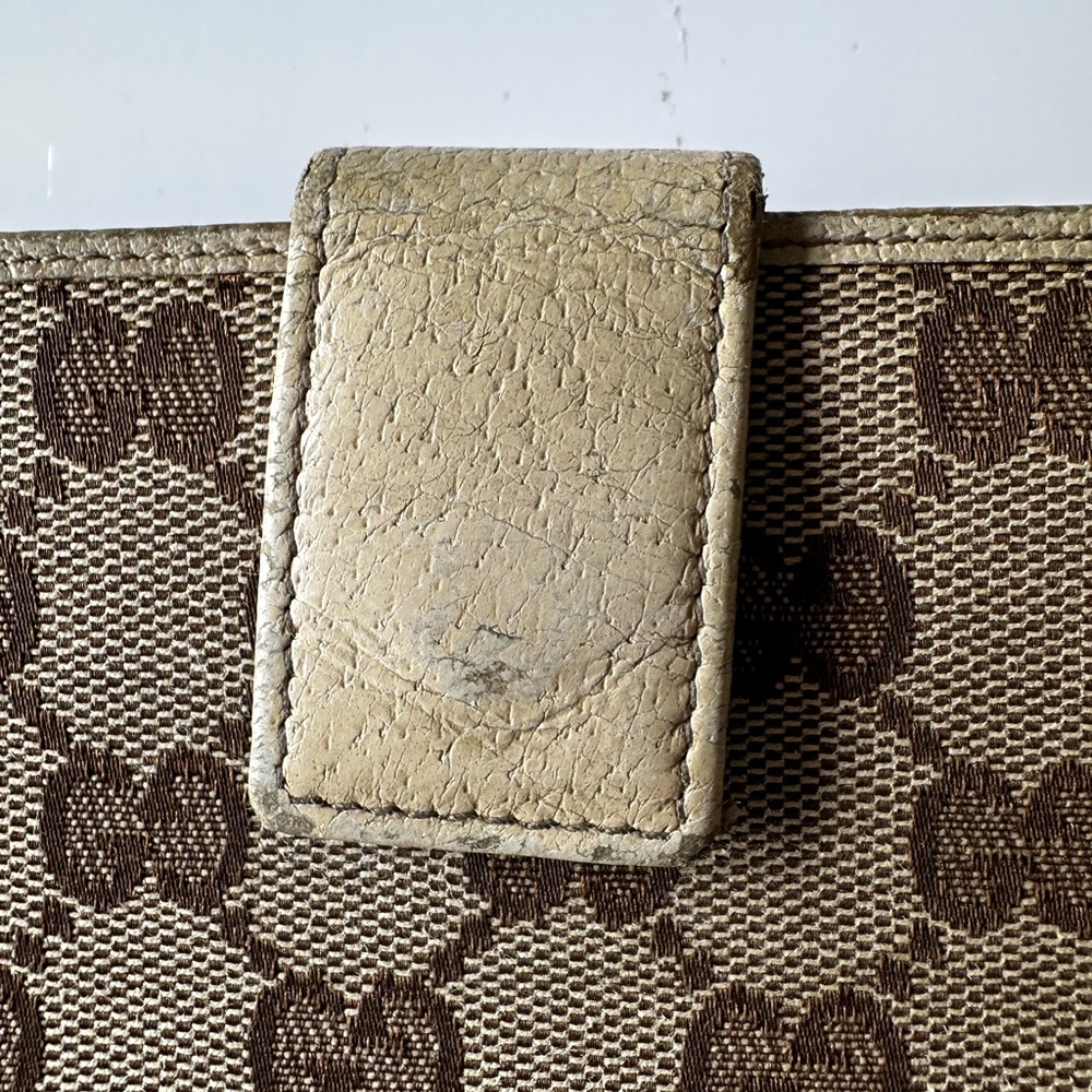 💙 Authentic Gucci GG Canvas Long Wallet - Picture 4 of 11